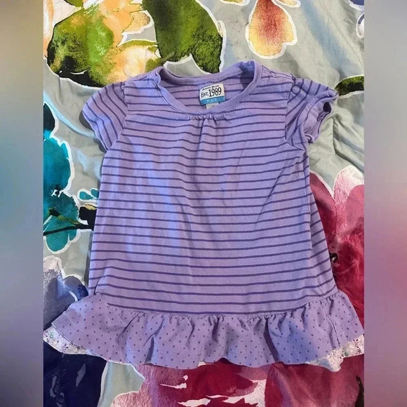 The Children's Place Other - Children’s place size 4t purple striped shirt